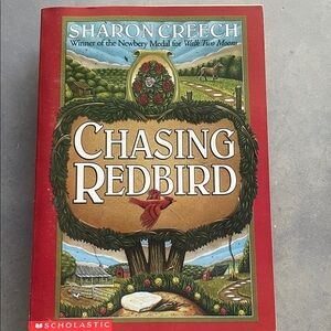 Scholastic Chasing Redbird Book - Red and Green Cover